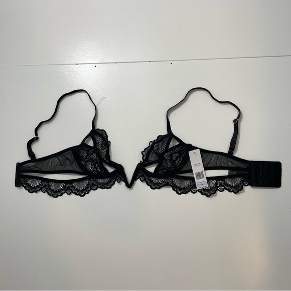 NWT Thistle and Spire Kane Wire Bra Black sz 32B - Picture 3 of 9